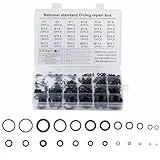 400 Stück O Ring Dichtungsringe, 24 Größen Gummischeiben Dichtungs, elektrische Dichtungssatz, isolierende Rohrleitungen Klempner Dichtungs O-Ringe Unterlegscheiben Sortiment Set