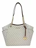 Michael Kors 30S7GTTT7B Damen Jet Set Item Satchel, vanille, L, Jet Set Travel
