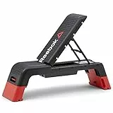 Reebok Deck Multifunktions-Stepbench, schwarz/rot