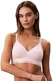 Calvin Klein Damen BH Bralette Lightly Lined Elastischer Bund, Rosa (Potpourri), L