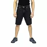 Diesel D-Willoh Calzoncini Regular Fit Schwarze Jeansshorts