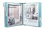Djois Wandelement Candy Line blau Sichttafel - Tarifold 414171 - Polypropylen (PP) Wandpanel - Blau