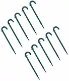 Meister Netz- und Folienhalter 11,5 cm - 10 Stück im praktischen Set - Geeignet für Folien, Vliese & Netze - Zur einfachen Fixierung im Boden / Erdanker für Gartenvlies / Bodenanker / FLOR78820