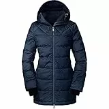 Schöffel Damen Insulated Boston 424 Parka Mäntel, Navy Blazer, 40 EU