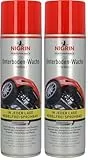 NIGRIN Performance Unterboden Wachs, Schutz von Fahrzeug-Unterböden und Karosserien, erhält Metall- oder Lackoptik im Bodenbereich, einfach und sauber verarbeitbar, 500 ml (Packung mit 2)