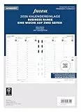 Filofax Kalender A5 Multi 1 Woche auf 2 Seiten (deutsch)2026