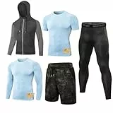 MEETYOO Rashguard Herren, UPF 50+ UV Schutz Tshirt Herren Schnelltrocknend Atmungsaktiv Sonnenschutz für Outdoor Surfen Schwimmen Running