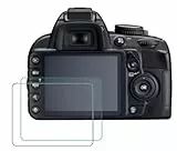 2 Pack | Displayschutzfolie Gehärtetem Glas 9H HD 0,3mm 2,5D Abgerundete Kanten kompatibel mit Nikon Z5/Z6/Z7/Z6II/Z7II/Z9/Z8