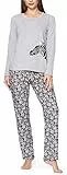 Merry Style Damen Schlafanzug MS10-169 (Melange Zebra, L)