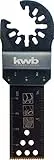 kwb AKKU-TOP Universal-Tauchsägeblatt - Multitool Säge-Blatt, 22 mm, für alle handelsüblichen Maschinen