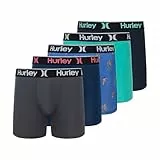 Hurley Herren-Boxershorts, 5er-Pack, Hula Combo, Medium