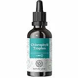 Flüssig Chlorophyll aus Alfalfa (50ml) - hochdosiert mit 200mg Chlorophyllin - ohne Jod - Alternative zu Chlorophyll Tabletten - vegan, laborgeprüft und in Deutschland produziert