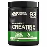 Optimum Nutrition Mikronisiertes Kreatin Pulver, Geschmacksneutral, 317g, 93 Portionen