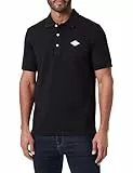 REPLAY Herren Poloshirt Kurzarm mit Logo, Black 098 (Schwarz), L