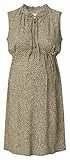 ESPRIT Maternity Damen Dress Woven Nursing Sleeveless All-over Print Kleid, Real Olive - 307, 42 EU