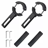 Suysion Motorrad Scheinwerfer Halterung 22–38 mm – Verstellbare Motorrad Licht Halterung für Lenker Gabel Sturzbügel – Universal Scheinwerfer Halter M otorrad für Zusatz- & Nebelscheinwerfer