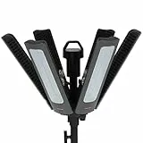 Brennenstuhl Professional 360° LED Strahler R42050 BT mit 300W (LED Baustrahler 42000lm mit 6 individuell einstellbaren Strahlern, mit Steuerelement, 6,70 + 3,30m RN-Kabel, Bluetooth Steuerung)