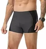 Danfiki Badehose Herren Eng Kurz Badeshorts mit Tunnelzug Schwimmhose Wassersport