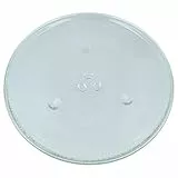 vhbw Universal Mikrowellen-Teller für diverse Mikrowelle - Drehteller, 31,5 cm, Glas, Transparent