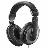 Hama Kopfhörer Shell II, Over-Ear, langes Kabel (2m), Schwarz