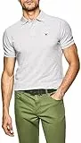 Hackett London Herren Slim Fit Logo Polo Shirt, Grey (Light Grey), XXL