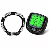 SPGOOD Fahrradschloss und Fahrradcomputer