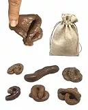 MenYiYDS Fake Kacke – Scherzartikel, 6 Stück Kackhaufen Scherzartikel Fake Scheiße,Tricky Toys Prank Requisiten für Halloween April Fools, Prank Artikel, Scherzartikel für Erwachsene