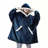 Shamdon Home Collection Oversize Hoodie Decke Damen, Unisex Kapuzenpullover, Riesen-Sweatshirt, Super weich und bequem, Geeignet für Erwachsene, Männer, Frauen, Jugendliche