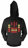 Uglyshirt89 Kitt Männer und Herren Kapuzenpullover | Spruch Knight Rider Geschenk Kult (L, Schwarz)