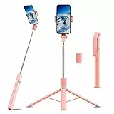 70CM Handy Stativ für Smartphone,Selfie Stick Bluetooth,Erweiterbar 3 in 1 Selfie Stick Stativ aus Aluminium mit Kabelloser Fernbedienung um 360° Drehbar,Phone Tripod mit IOS/Android