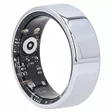 ciciglow Smart Ring, Gesundheitsring Schrittzähler Kalorien Fitness Tracker Ring, IP68 Wasserdichter Intelligenter Tragbarer Geräte-Sportring (7#)