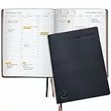 Premium Terminplaner 2025 2026 von SmartPanda – Wochenplaner A4, Roségold – Softcover und Geschenkbox – Terminkalender, 30 Minuten-Intervalle – Juli - August, Planer – auf Deutsch (2025-2026)
