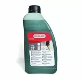 Oregon Halbynthetisches 2-Takt-Motorenöl, 2T (1-Liter-Flasche), Grün