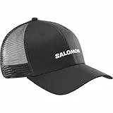 Salomon Logo Trucker Cap Graphics, vielseitiger, atmungsaktiver Tragegefühl, weiches Baumwoll-Mesh, personalisierter Sonnenschutz, Alltagsstyle