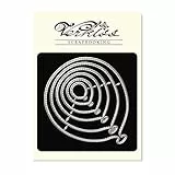Stanzschablonen Stanzformen Stanzbögen cutting dies set Schablonen Metall für sizzix big shot Prägemaschine papier Stanzmaschine Scrapbooking Kartenbasteln DIY Karten Stanzschablone (Luftballons)