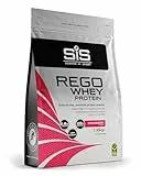 Science in Sport Rego Pulver 1,35kg Erdbeere - Regenerations Drink Pulver mit Kohlenhydraten, Proteinen, Elektrolyten, Vitaminen und Mineralien, Unterstützt effektives Training, 100% Whey