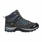 CMP Herren Rigel Mid Trekking Wp Walking Shoe, Antracite-Deep Lake, 44 EU, 3Q12947