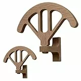 MiOYOOW Cowboyhut Ständer, Huthalter aus Holz, Rustikaler Hänger Wandmontiert Aufbewahrung für Schlafzimmer und Wohnzimmer, Ideale Präsentation