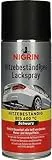 NIGRIN Lackspray, 400 ml, mattschwarzer Autolack, hitzebeständig, schützt Motor und Auspuff vor Rost, schnell trocknend, schwarz