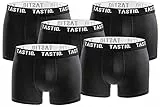 TASTIQ | Herren Boxershorts 5er Pack | Boxer Briefs aus Baumwolle All Black - Größe M