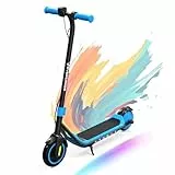 EVERCROSS E6 Elektroroller für Kinder, 7' Leichter E-Scooter für 6-12 Jahre, Elektroscooter mit Einer Reichweite von bis zu 20 km und 7-farbigen Lichtern, 3 Geschwindigkeitsmodi (8, 12, 16 km/h)