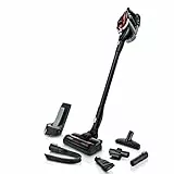 Bosch Akku-Staubsauger Unlimited Serie 8 ProPower BSS81POW1, kabelloser Handstaubsauger, beutellos, Hygiene-Filter, hohe Saugleistung, Lange Laufzeit, XXL-Polsterdüse, Fugendüse, schwarz