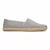 TOMS Herren Alpargata Rope Classic Flacher Slipper, Medium Grey, 45 EU