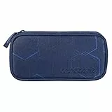 coocazoo Mäppchen „Blue Motion”, blau, Federmäppchen, großes Hauptfach, Schlaufen für Zirkel, Geodreieck und Lineal, Stundenplanfach, Stiftehalter, Reißverschlussfach, ab der 3. Klasse