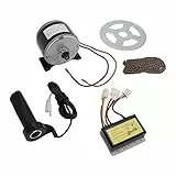 KIMISS Elektro-Fahrrad-Motor-Kit, 12 V 250 W Elektro-Fahrrad-Motor-Kit 2750 U/min Hochgeschwindigkeits-Elektro-Getriebemotor mit Controller für Motorräder