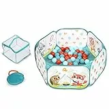 B. toys - Mini-Spielraum - Ball Grube - 42 Bunte Bälle - Zusammenklappbar und tragbar - Aktivspielset für Kleinkinder, Kinder - 1 Jahr +