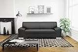 DOMO. collection Sofa Alisson, 3er Couch, 3 Sitzer, 3er Garnitur, Polstergarnitur 199 x 83 x 75 cm (BxTxH), in schwarz