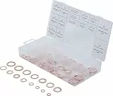 BGS 8144 | Dichtring-Sortiment | Kupfer | Zollgrößen | für Öl-Ablassschrauben | 75-tlg.