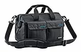 CULLMANN - 98370 - AMSTERDAM Maxima 335 Kameratasche für mittleres bis großes DSLR-Equipment mit großer Taschenöffnung, schwarz - Innenmaße 300x150x190mm - 990g leicht