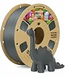 OVERTURE Easy PLA 1.75 mm 3D Druckerfilament, 1kg (2.2 lbs), Verstärkt Zähigkeit PLA, Maßgenauigkeit +/- 0,02 mm (Easy Space Grau)